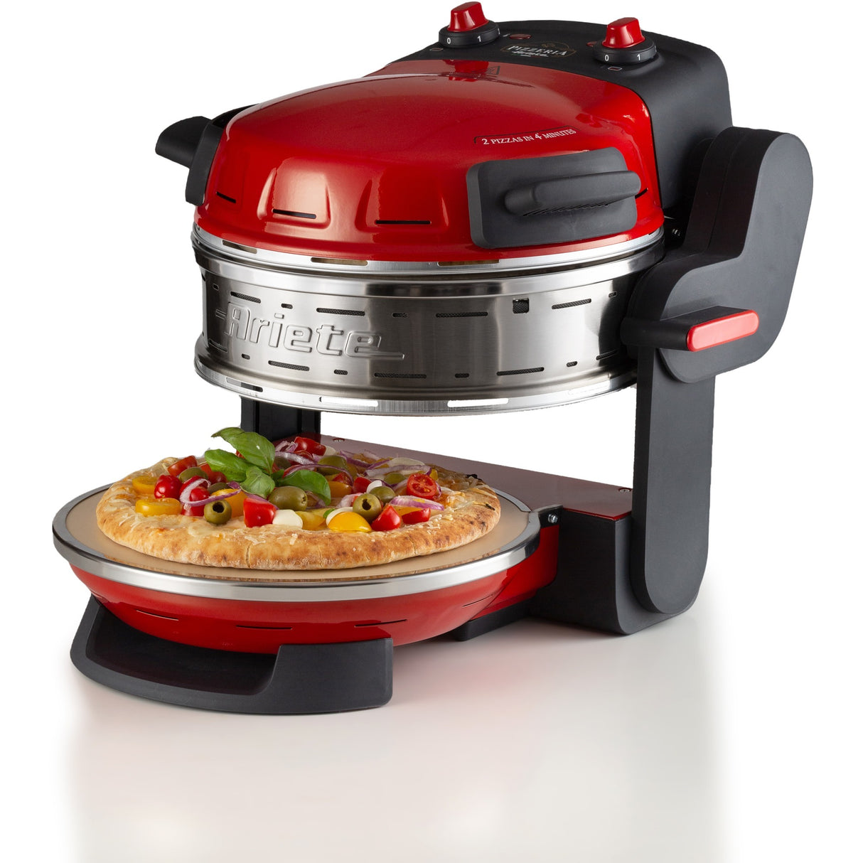 Ariete dobbelt pizzaovn 0927 00 (rød)