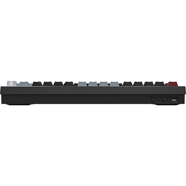 Montech mkey pro darkness rgb mekanisk tastatur (sort, us-layout (qwerty), gateron g pro brown, 75%, hot-swappable, rgb, double-shot pbt, usb-c | 2.4 ghz | bluetooth 5.2)
