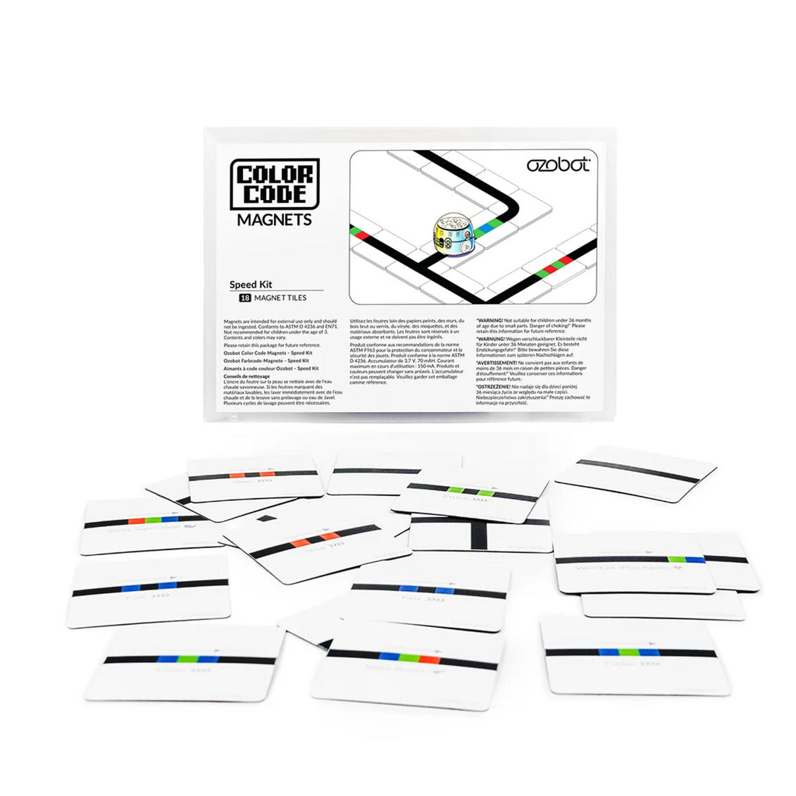 Ozobot farvekode magneter speed sæt robot