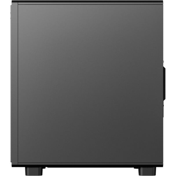 Xyz pc gear atom midi tårnhus (sort | 2x USB-A | 1x USB-C | hærdet glas)
