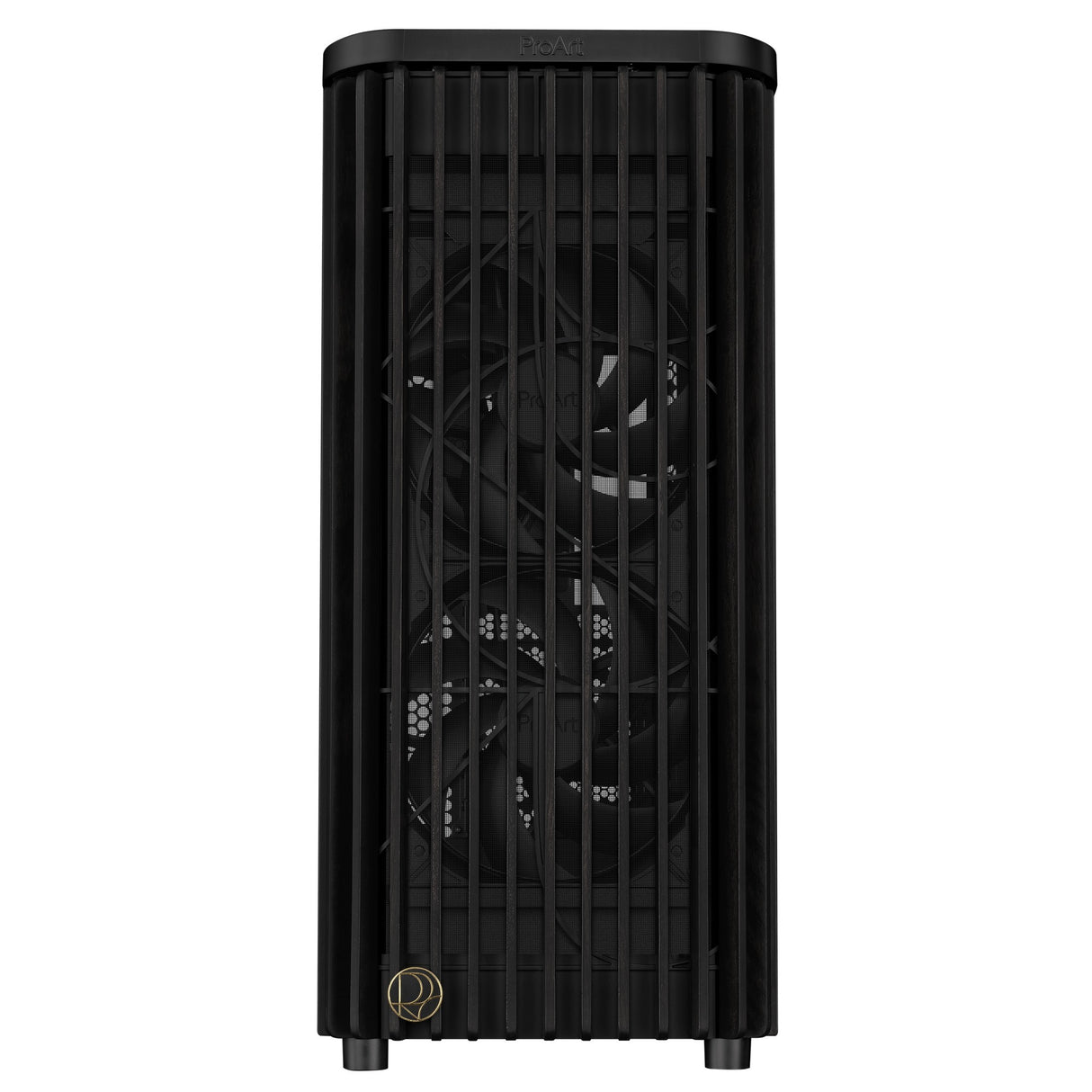 Asus proart pa401 wood edition - metalpanel midi tårnhus (sort | 2x USB-A | 1x USB-C)