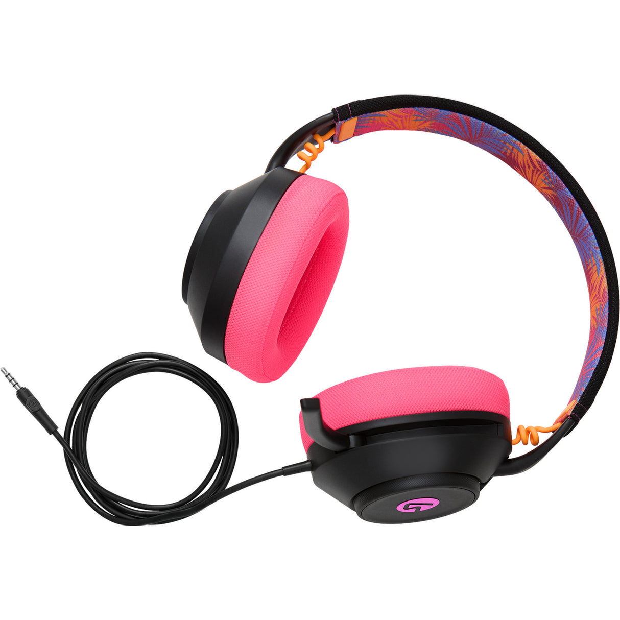 Powera Lucidsound LS10 Wired Gaming Headset - Midnight Branding Over-Ear Gaming Headset (Sort Pink, Playstation 5, Playstation 4, Xbox Series X|s, Xbox One, PC, Mobil)