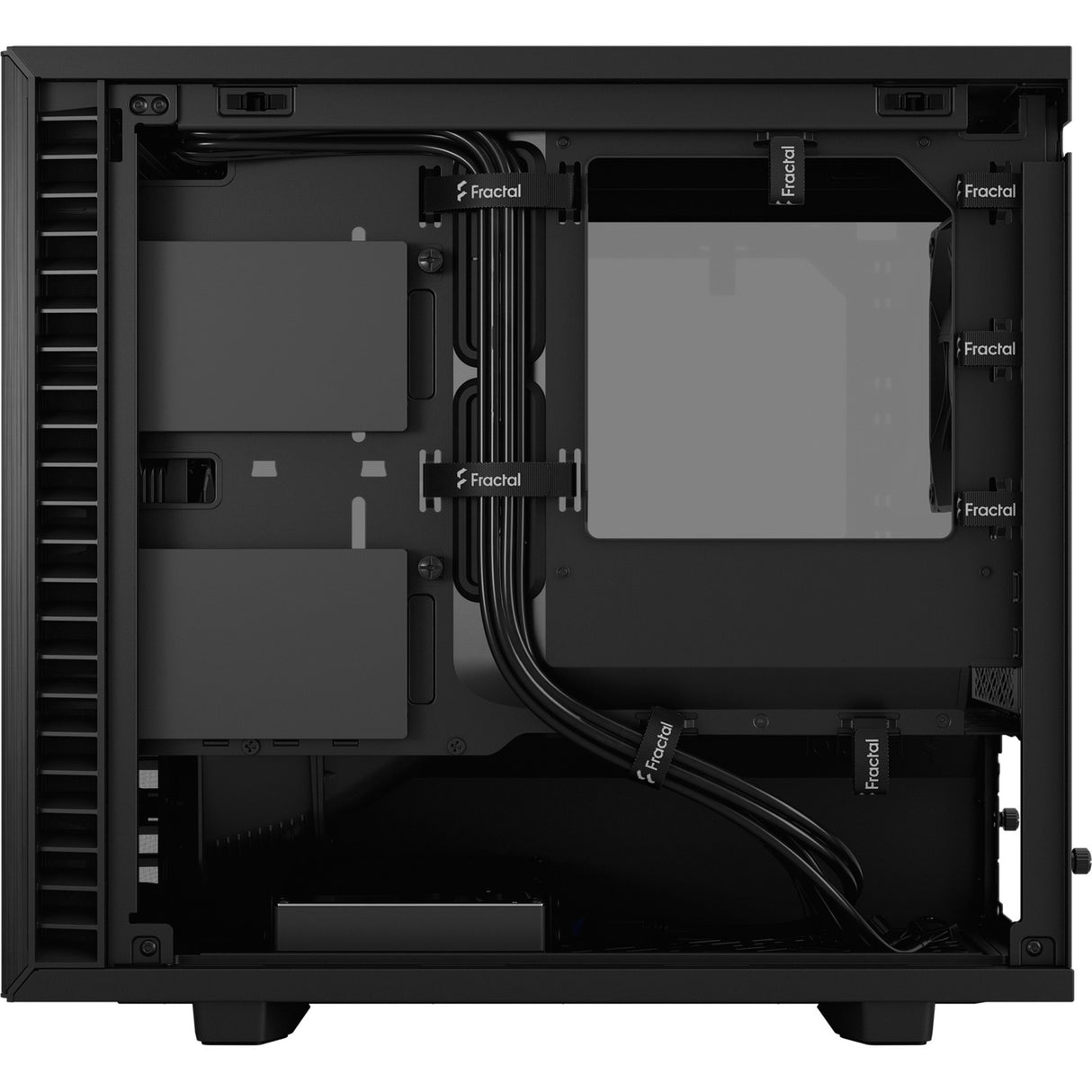 Fractal design definerer 7 nano sort TG lys tonet midi tårnhus (sort | 4x USB-A | 1x USB-C | vindue)