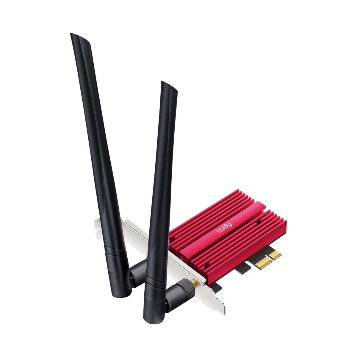 Cudy AX5400 Wi-Fi 6e Bluetooth 5.3 PCI-E WLAN-adapter (rød)