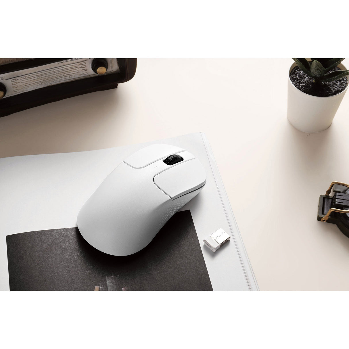 Keychron m3 mini trådløs gamingmus (hvid, 100 - 26.000 dpi)
