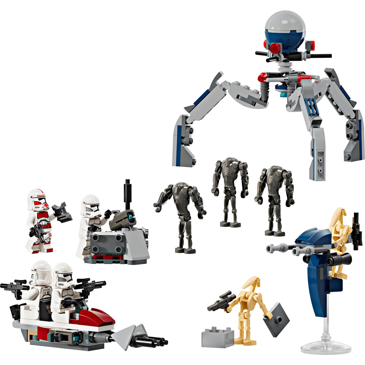 Lego star wars clone trooper™ battle droid™ kamppakke - 75372