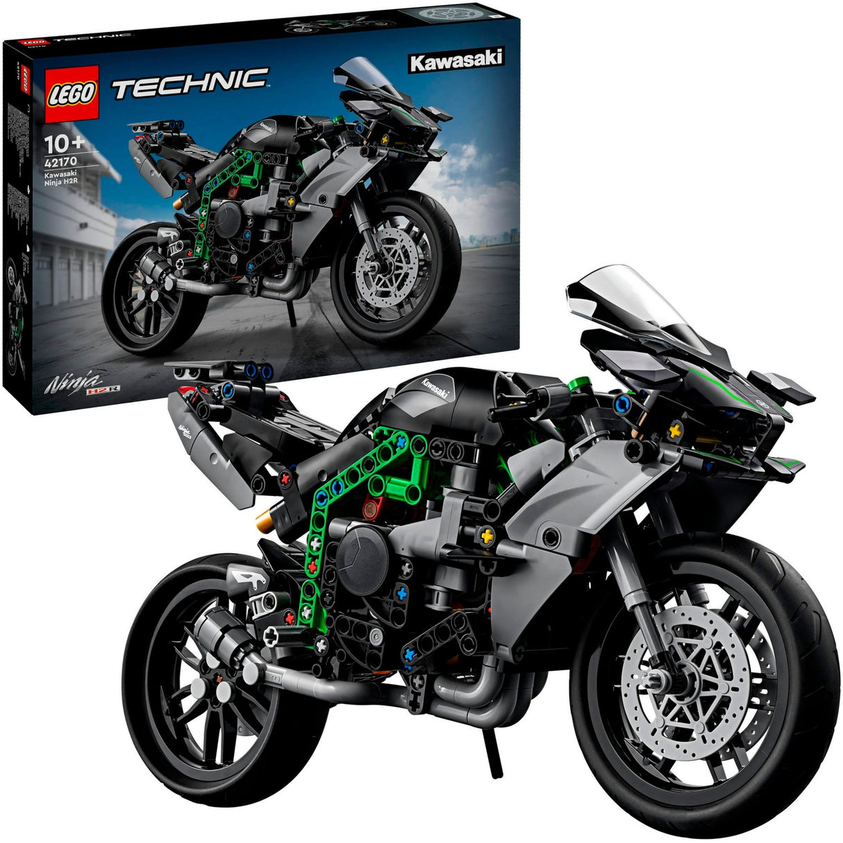 Lego Technic Kawasaki Ninja H2R Motorcykel - 42170