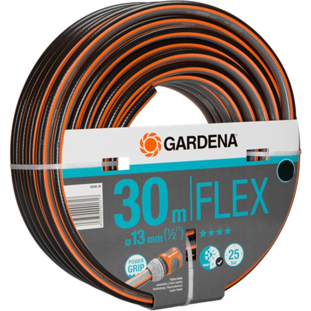 Gardena komfort flexslange 13 mm (1 2 ) (sort orange, 18036-20, 30 m)