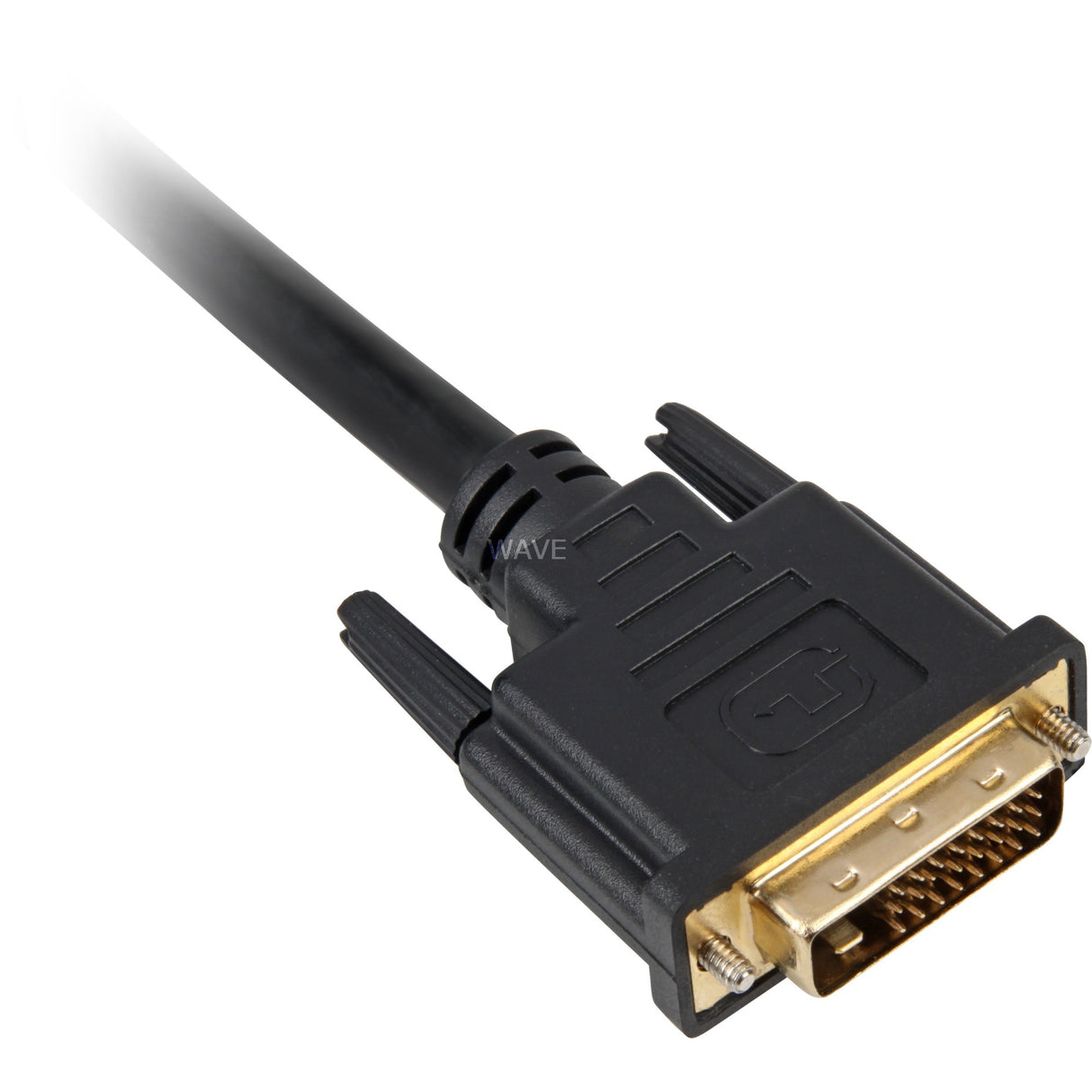 Sharkoon DVI-D kabel (sort, 1 meter)