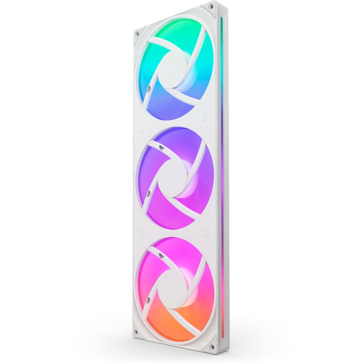 Nzxt f420 rgb core case blæsere (hvide, 3 stykker, 420 x 140 x 26 mm)