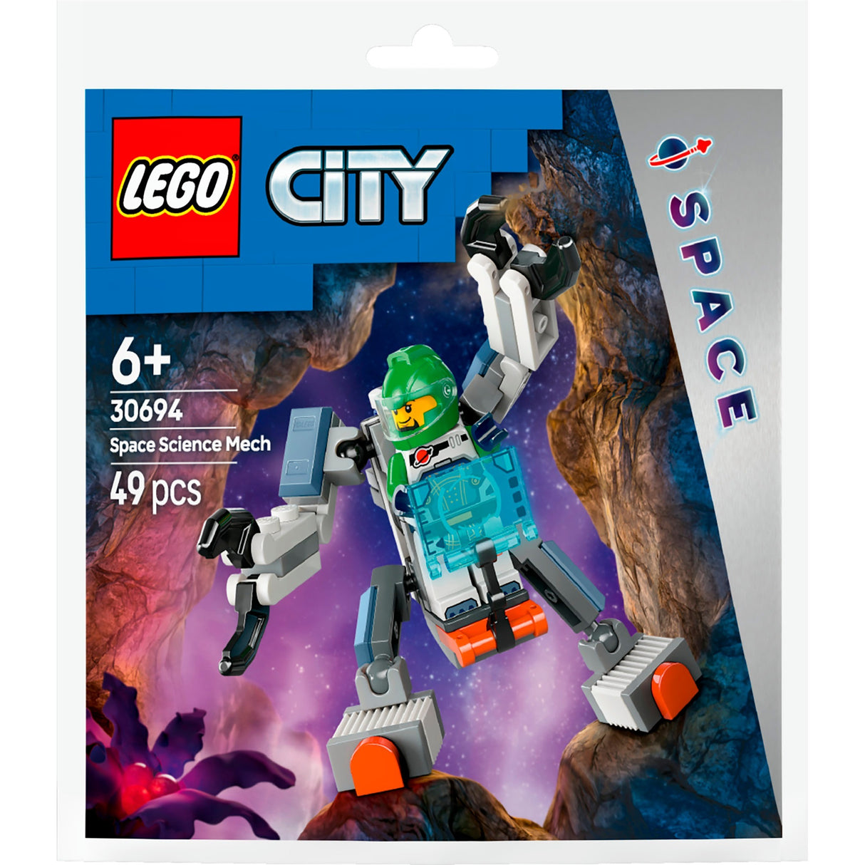 Lego city - rumfartsvidenskab mecha byggesæt (30694)