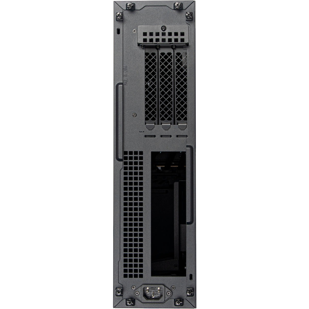 Silverstone milo 12 mini tårnhus (sort | 2x USB-A | 1x USB-C)