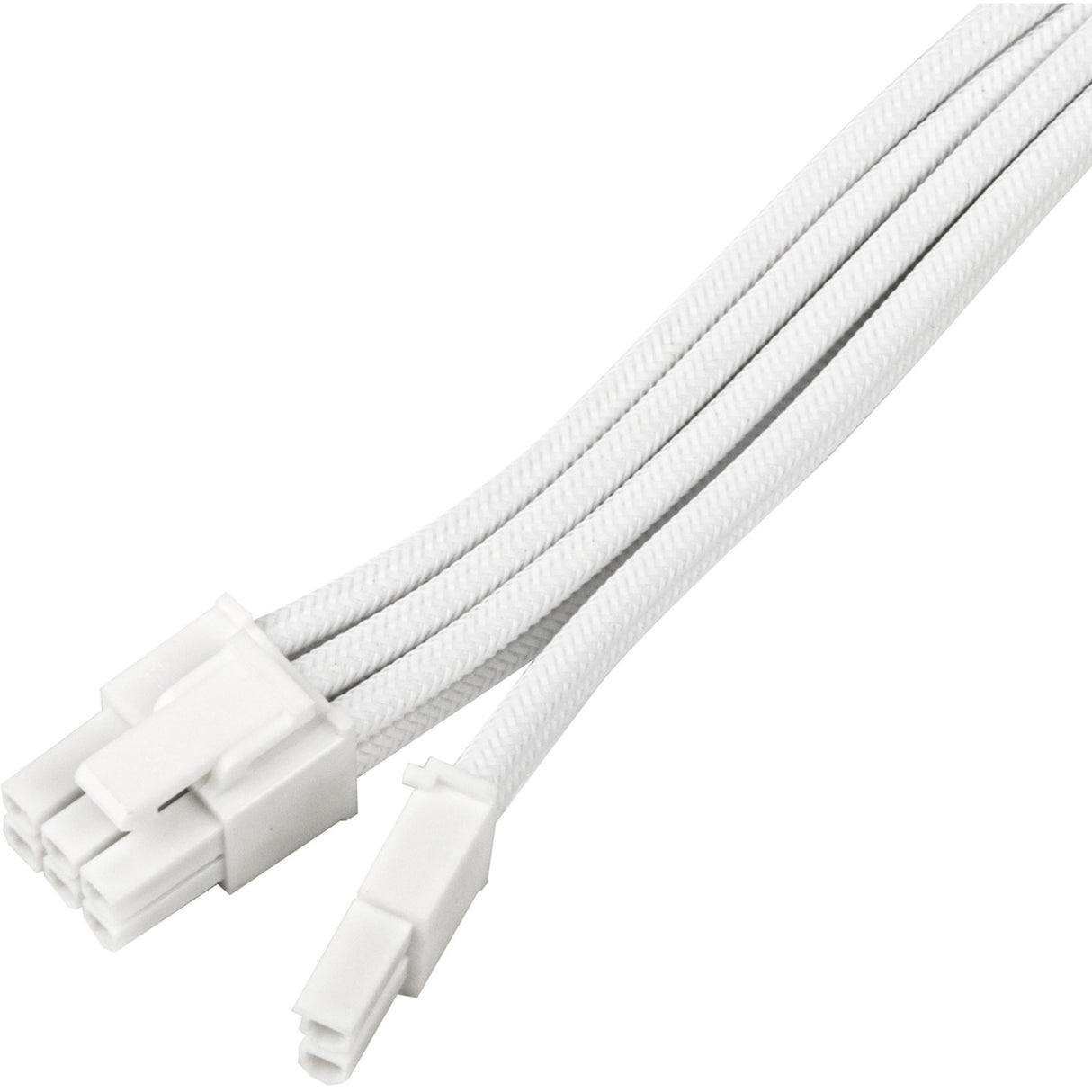 Silverstone sst-pp07e-pci8w-v2, pcie 8pin (6+2) forlængerkabel (hvid, 30 centimeter)