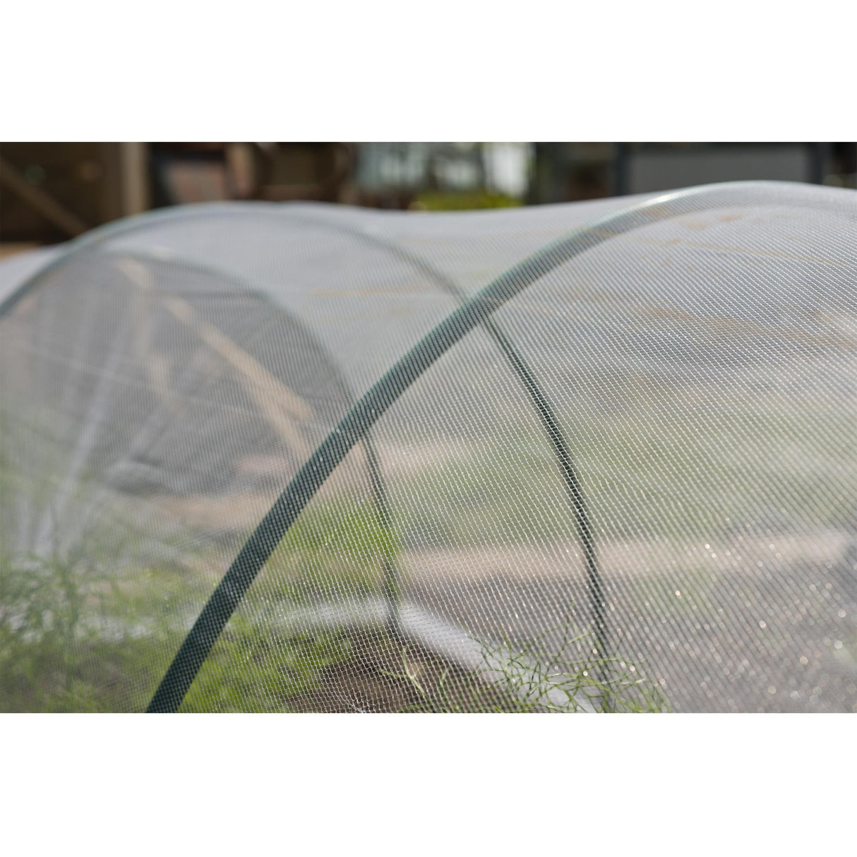 Natur anti-insekt mesh insektnet (hvid gennemsigtig, 2 x 10 m)