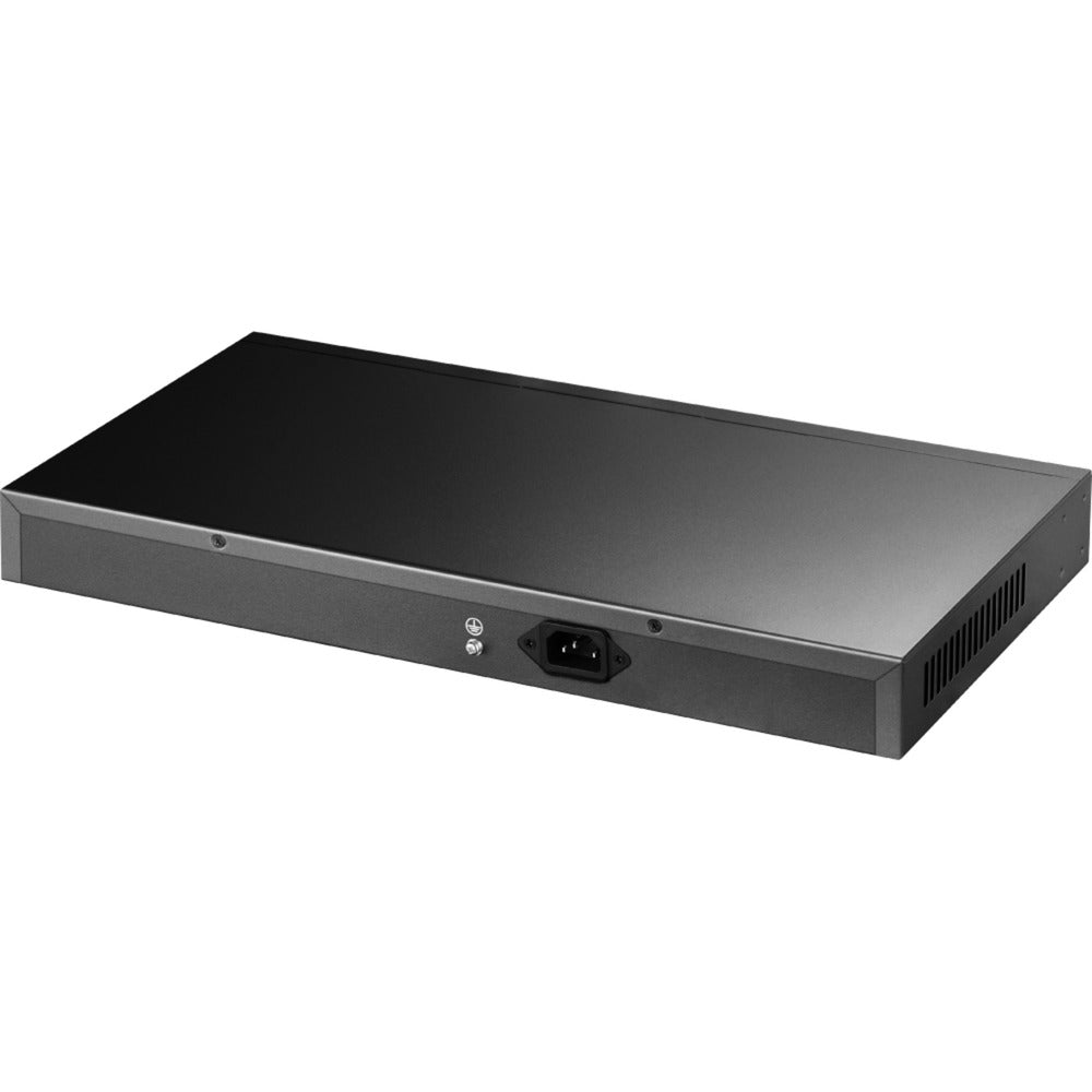 Cudy 24-gbe poe+ switch med 2 uplink sfp (sort)