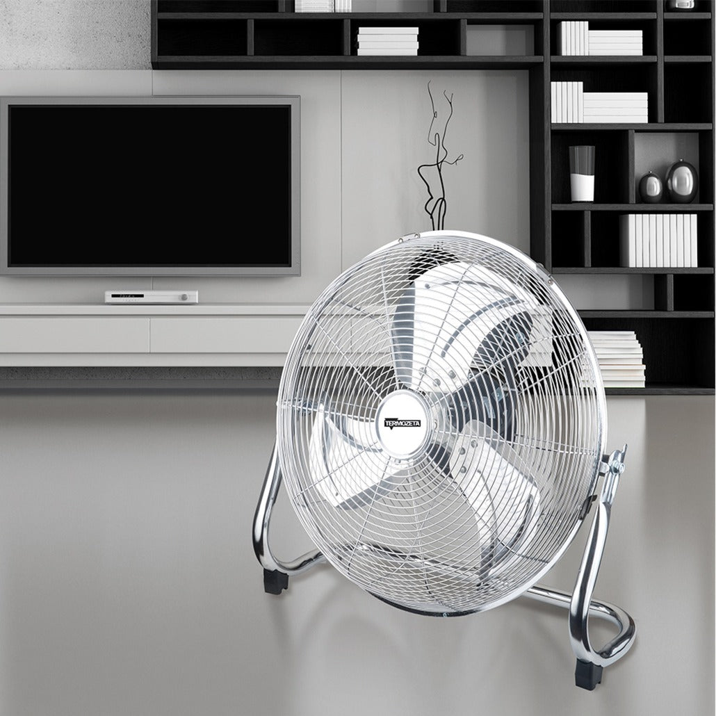 Termozeta bassotto gulvventilator (krom)
