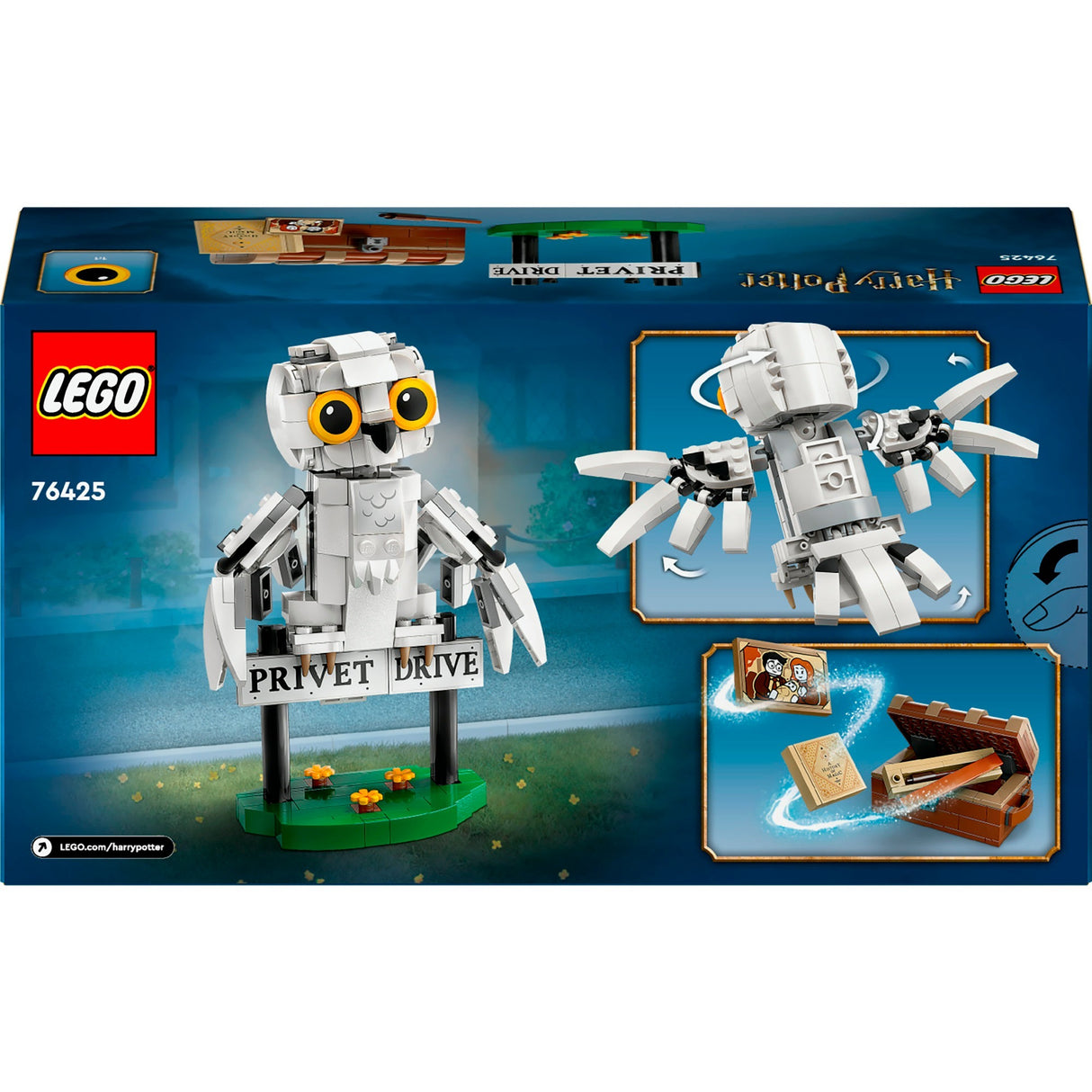Lego harry potter hedwig™ på privetlaan 4 - 76425