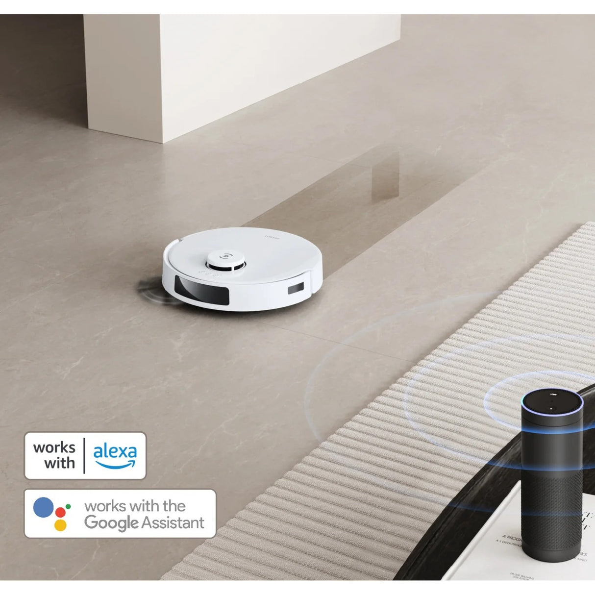 Ecovacs deebot n20 pro plus robotstøvsuger (hvid)