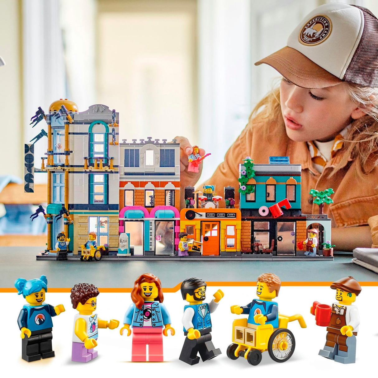 Lego Creator 3-i-1 - hovedgadebygningslegetøj (31141)