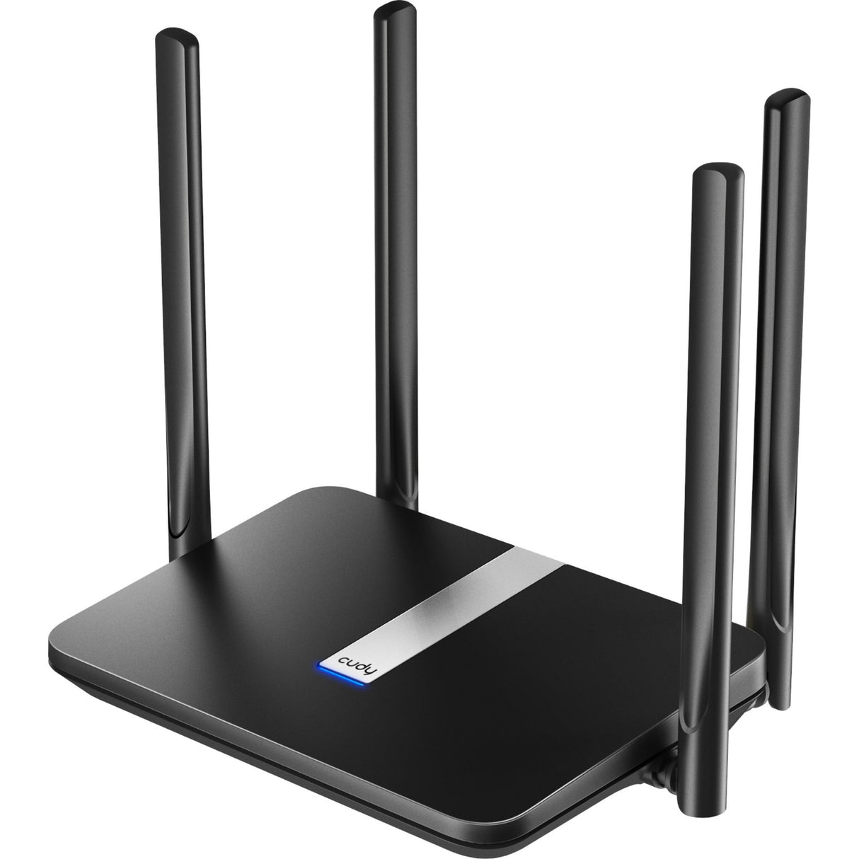Cudy AC1200 Wi-Fi Mesh 4G LTE Cat4-router (sort, mesh, app, Nano SIM-slot)