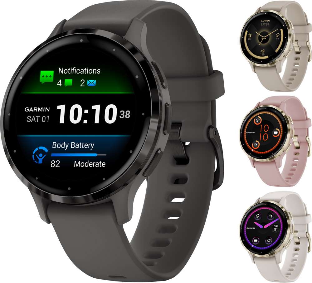 Garmin venu® 3s - GPS multisport smartwatch