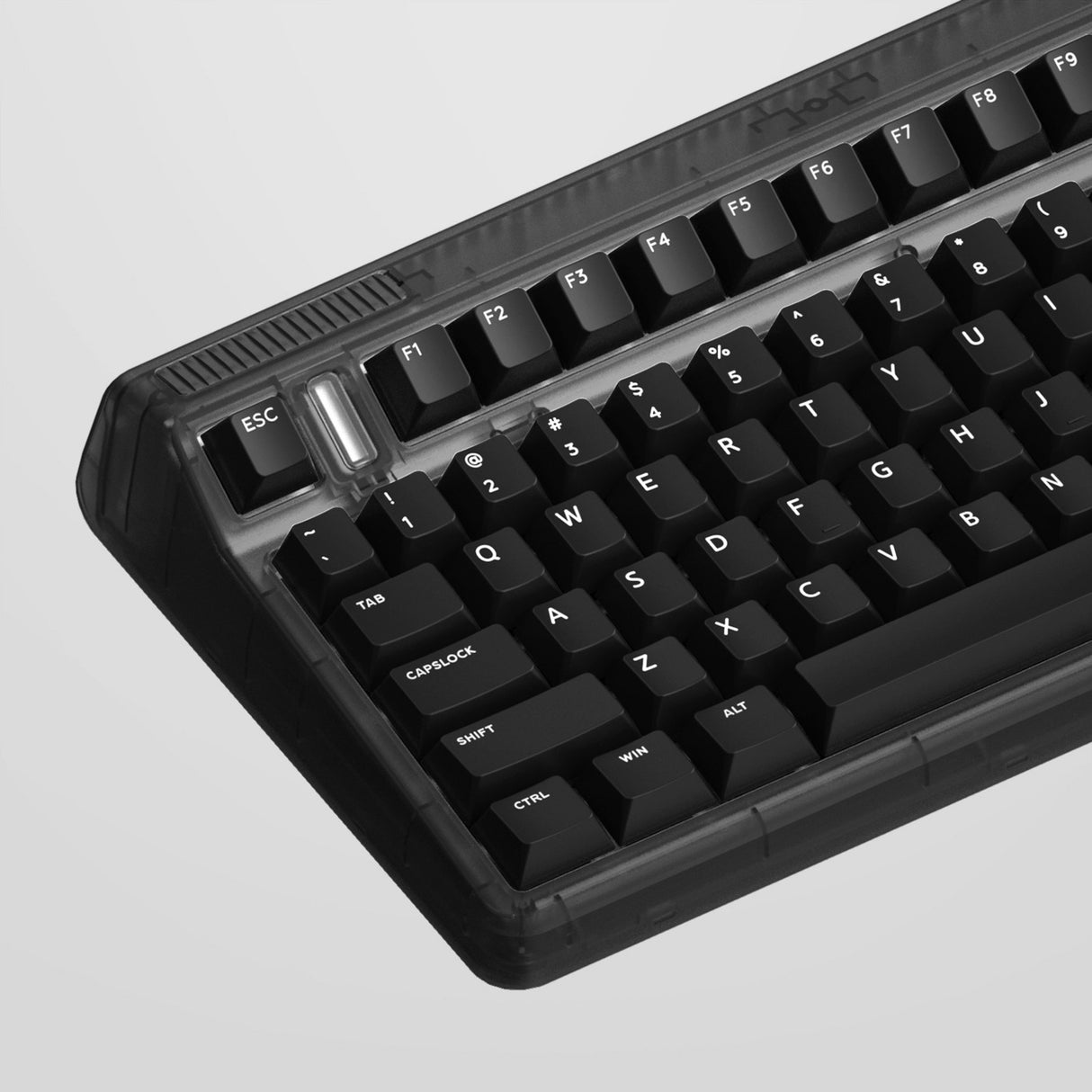 Iqunix og80 mørk side trådløst mekanisk tastatur (sort, us layout (qwerty), gateron brun, 80% (tkl), rgb lysdioder, hot-swappable, pbt, 2.4ghz | bluetooth 5.1 | usb-c)