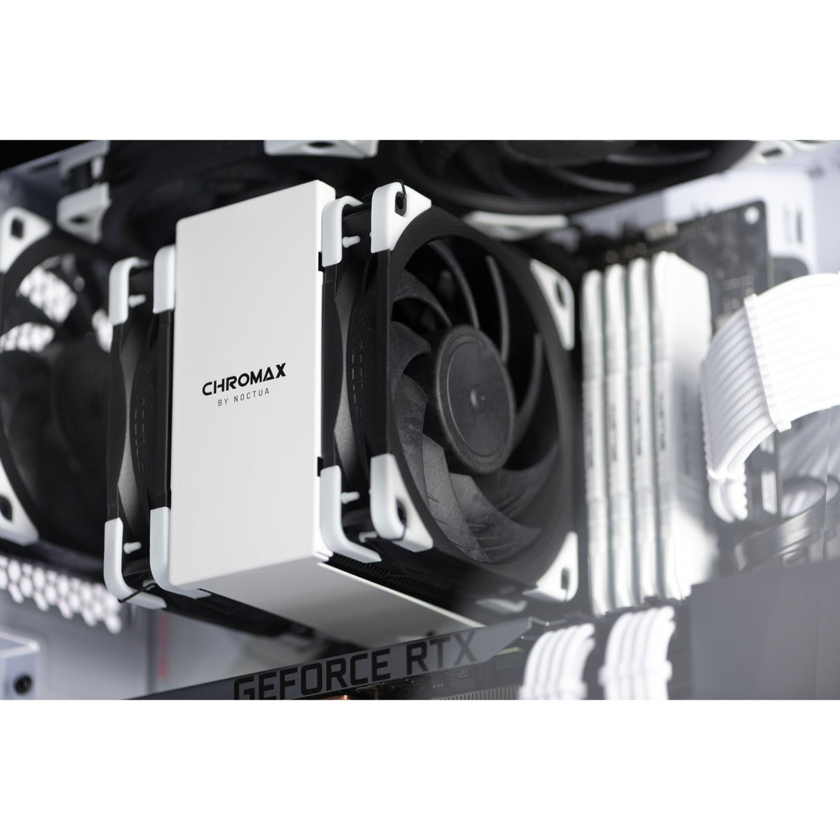 Noctua nf-a12x25 pwm chromax.black.swap case ventilator (sort, 120 x 120 x 25 mm)