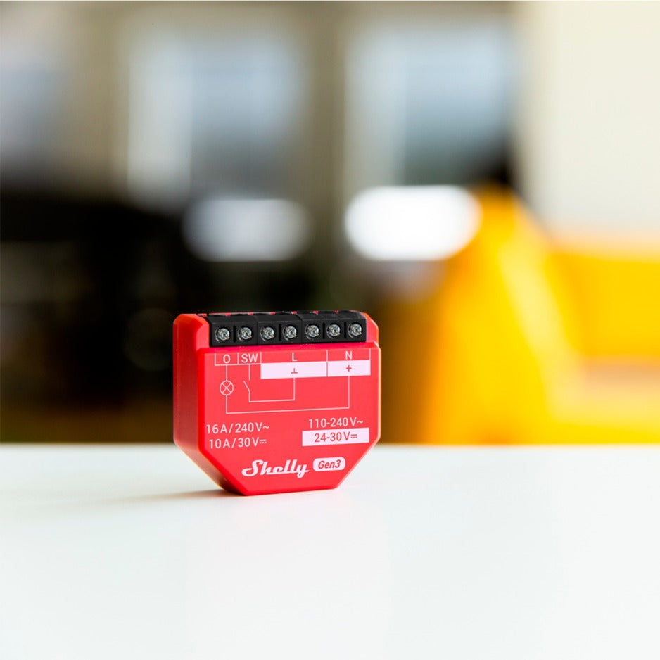 Shelly controller 13:00 gen3 wifi bluetooth til smart home gadgets