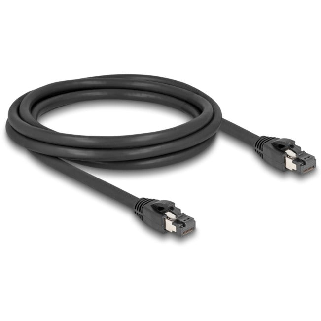 Delock netværkskabel s ftp, rj-45 med kat.8.1 (sort, 2 meter)
