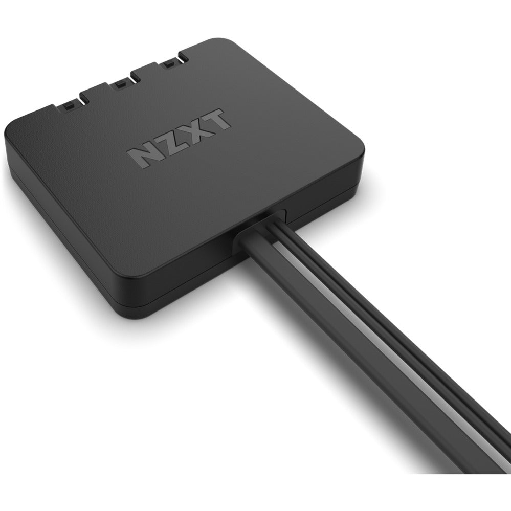 Nzxt f140 rgb kabinet blæsere (sort, 2 stk, 140 x 140 x 26 mm, pwm, inkl. controller)