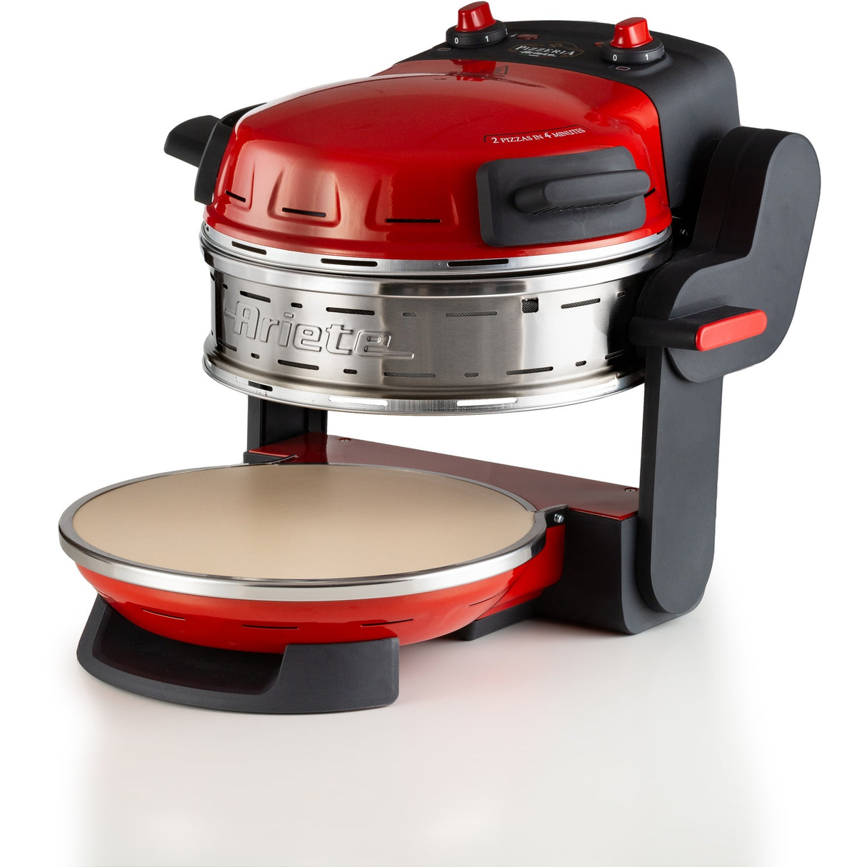 Ariete dobbelt pizzaovn 0927 00 (rød)