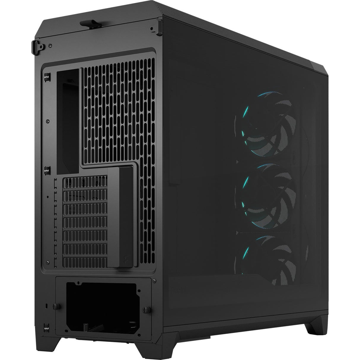 Fractal design meshify 3 xl rgb stort tårnhus (sort | 2x usb-a | 1x usb-c | rgb | hærdet glas)
