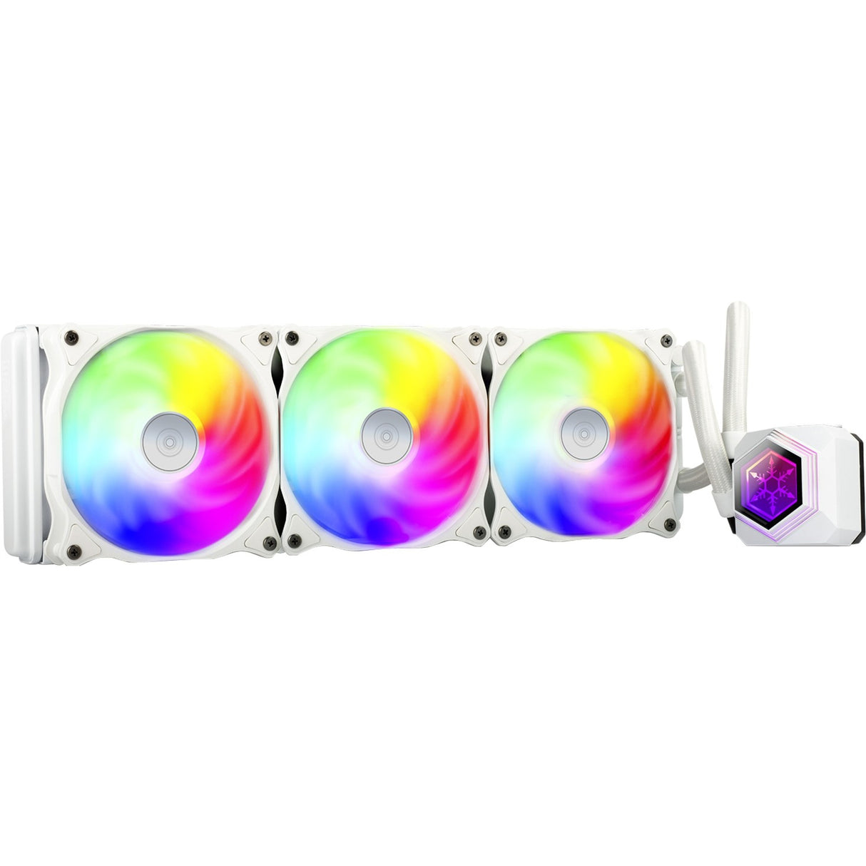 Silverstone sst-pf360w-argb-v2 vandkøling (hvid, inkl. rgb controller)