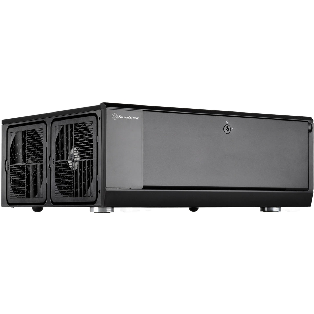 Silverstone SST-GD10B HTPC-hus (sort | 2x USB-A)