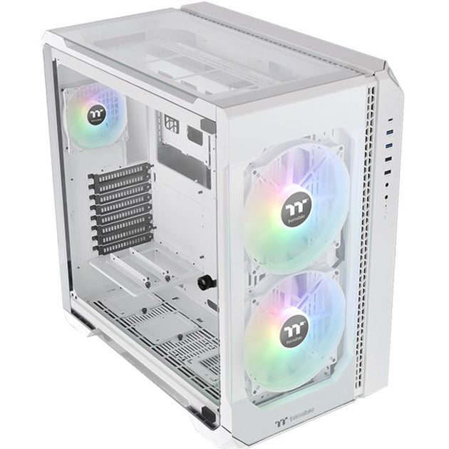 Thermaltake view 51 tg sne argb edition midi tårnhus (hvid | 4x USB-A | 1x USB-C | RGB | vindue)
