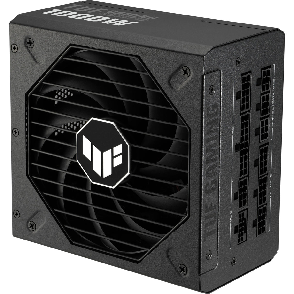 Asus tuf gaming gold modulær 1000 watt strømforsyning (sort, 1x 12vhpwr, 4x pcie)