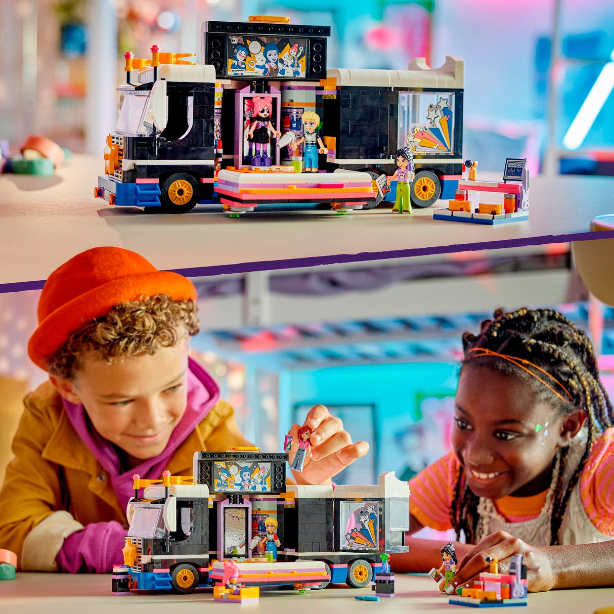 Lego friends - popstjerne tour bus byggelegetøj (42619)
