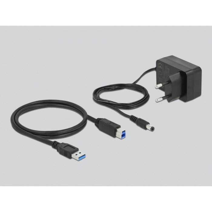 Delock 4-ports USB 3.2 gen 1 USB-hub (grå)
