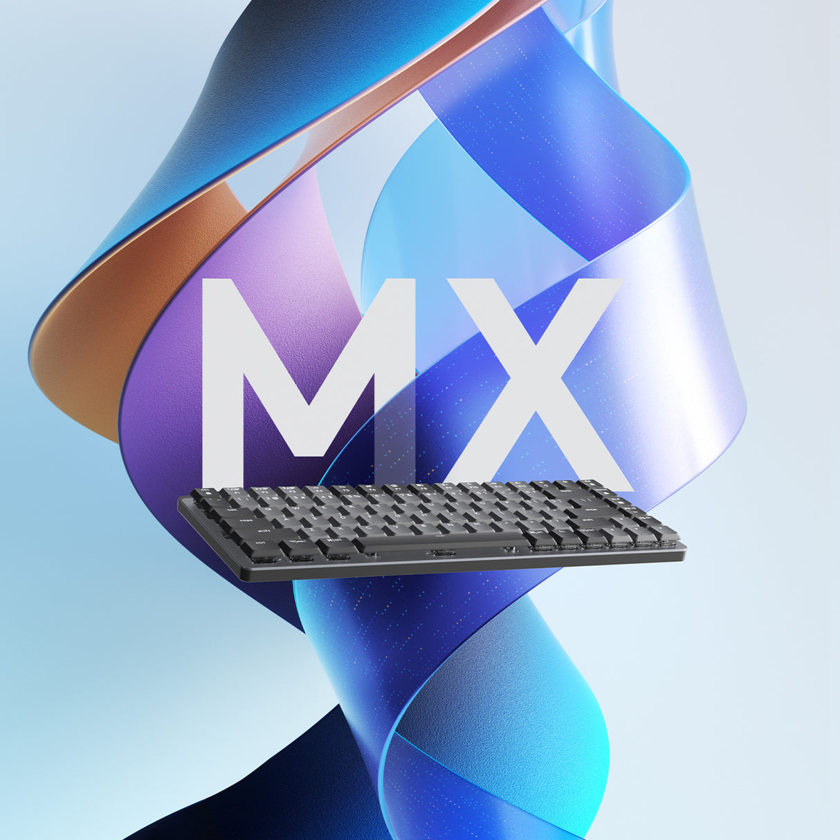 Logitech MX mekanisk mini-tastatur (sort, amerikansk-internationalt layout (QWERTY), GL taktil, 80 % (TKL), Bluetooth)