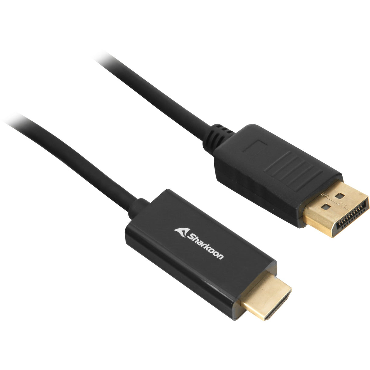 Sharkoon displayport 1.2 > hdmi-adapter (sort, 1 meter, 4k)