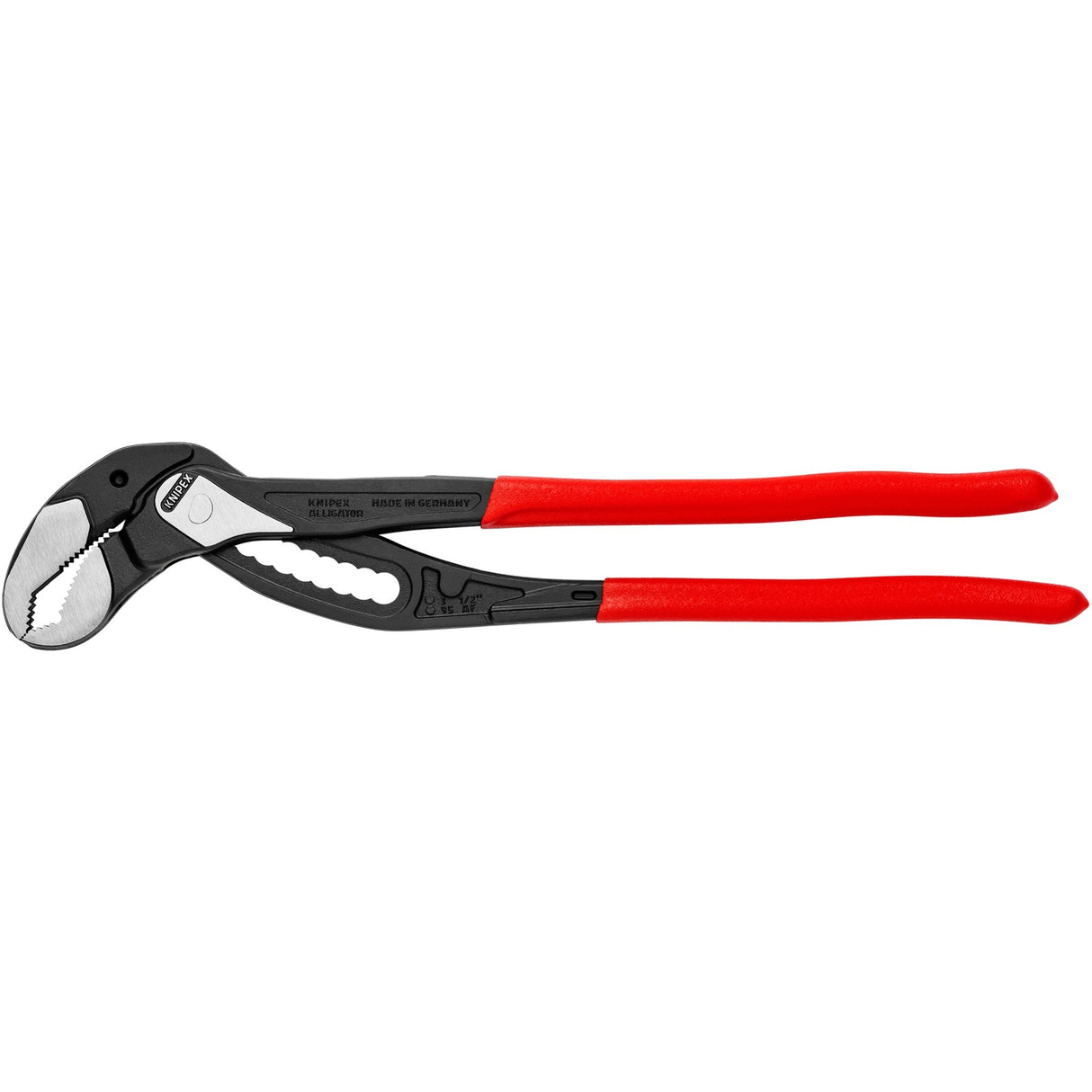 Knipex Alligator XL vandpumpetang 8801400 Svensk vandpumpetang (sort rød, 400 mm)