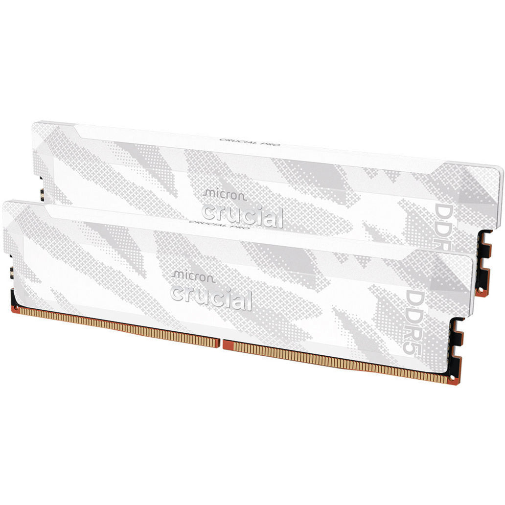 Crucial 32 GB DDR5-6400 (2x 16 GB) dual-kit RAM (hvid, cp2k16g64c32u5w, pro, xmp 3.0, expo)