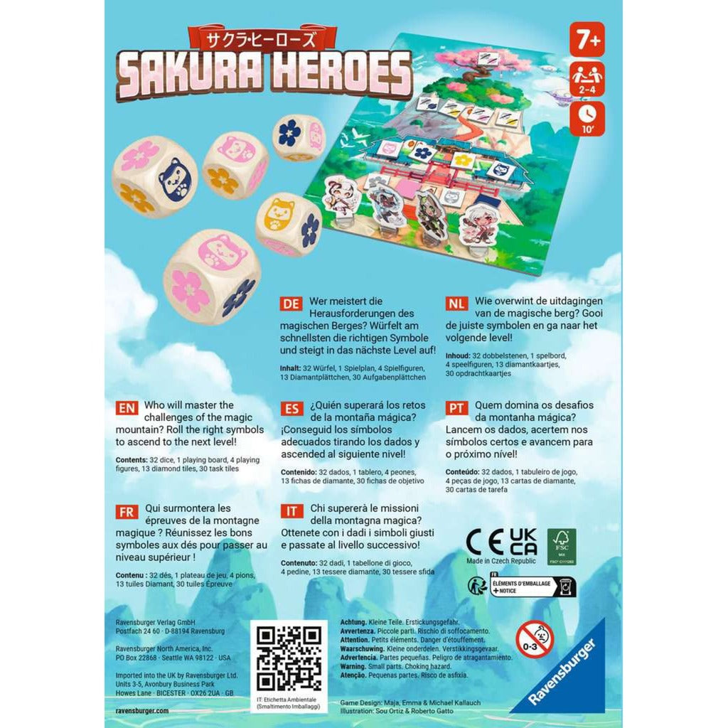 Ravensburger sakura heroes terningespil
