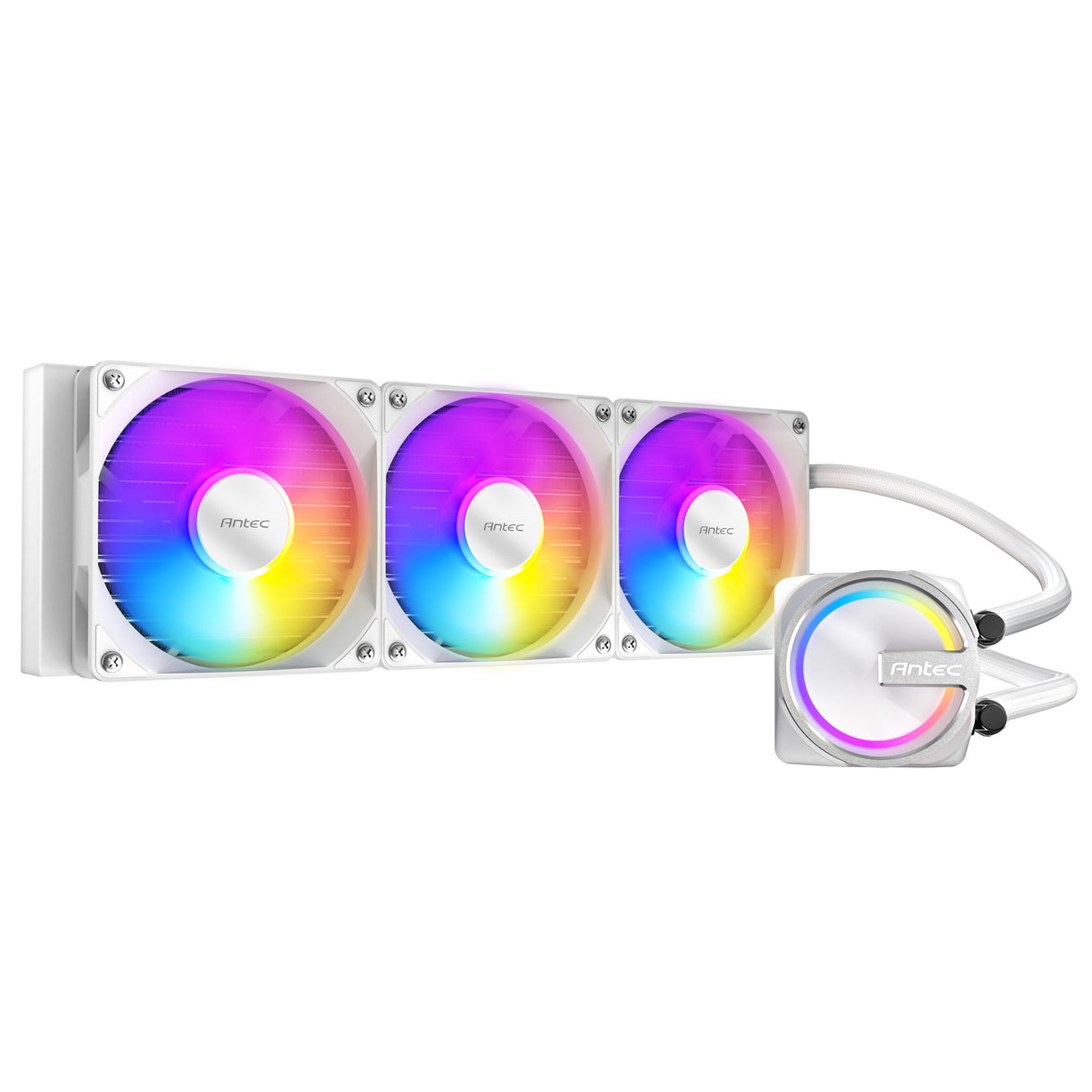 Antec skeleton 360 argb vandkøling (hvid)