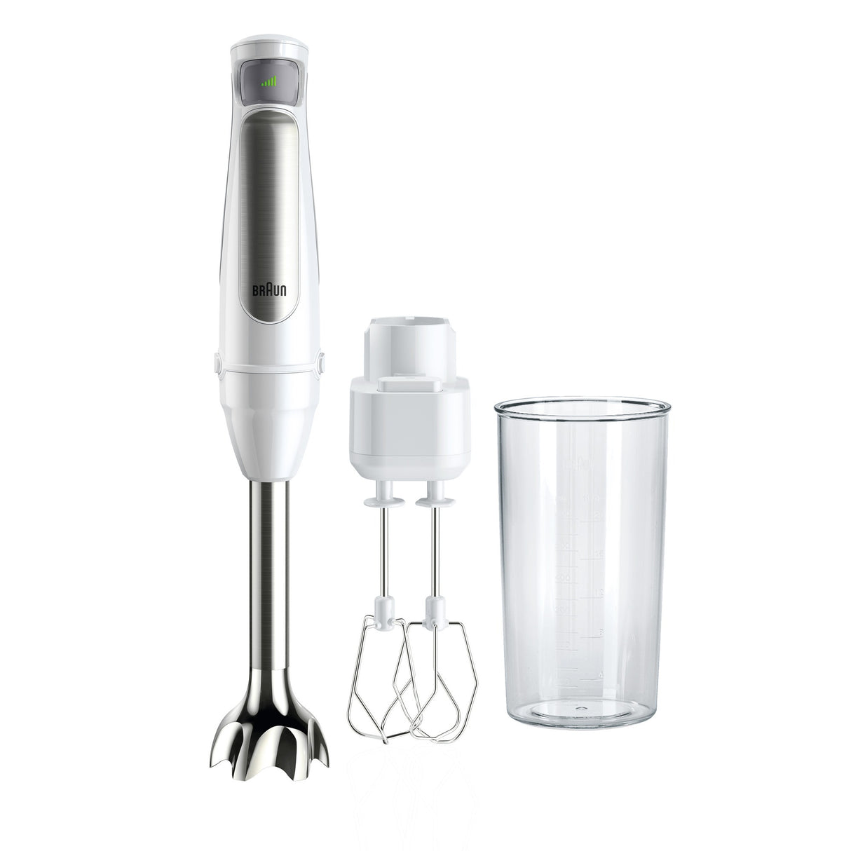 Braun multi quick 7 stavblender mq 7005b (hvidt rustfrit stål)