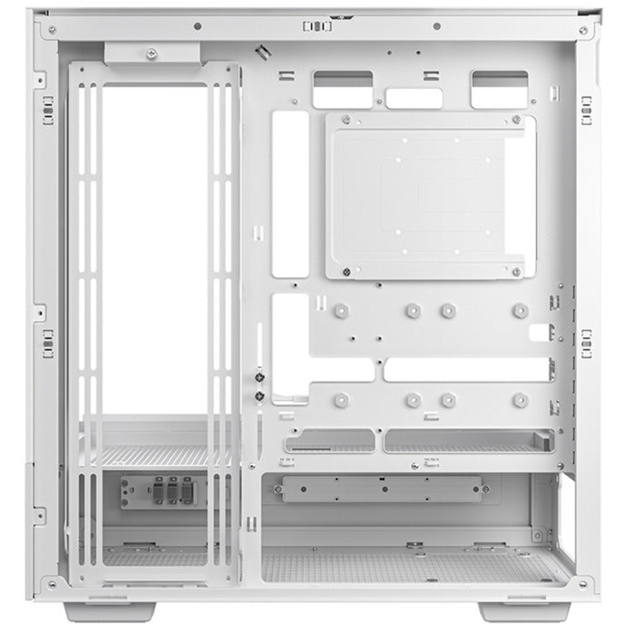 Deepcool ch690 digital midi tårnhus (hvid | 2x USB-A | 1x USB-C | hærdet glas)