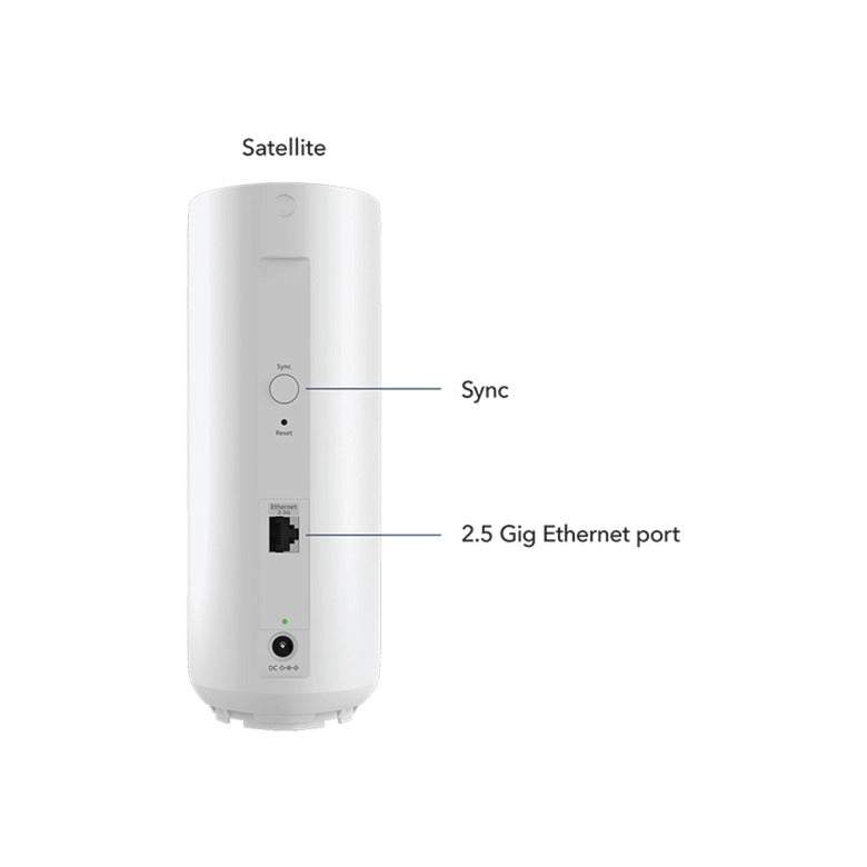 Netgear Orbi 370 WiFi mesh system, dual-band WiFi 7 mesh system, 3 styks mesh router (hvid, 1x Orbi WiFi 7 router (RBE371), 2x Orbi WiFi 7 satellitter (RBE370))