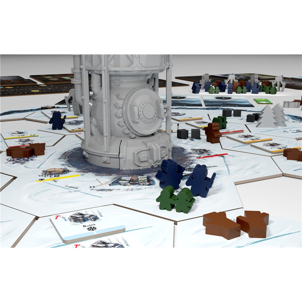 Europæisk spillernetværk frostpunk brætspil (engelsk, 1 - 4 spillere, 120 - 150 minutter, fra 16 år)