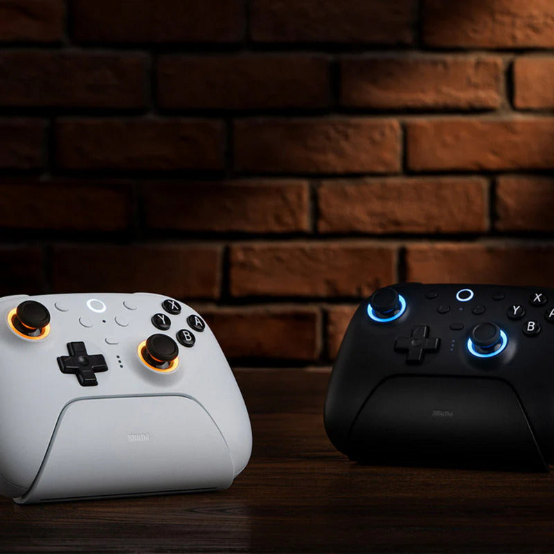 8bitdo ultimate 2 Bluetooth-controller (hvid, PC, Switch 2, Bluetooth USB-C 2,4 GHz)