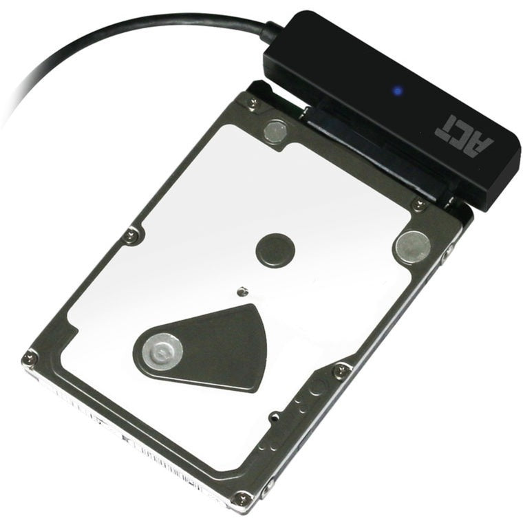 Aktiver tilslutningsmuligheder USB-adapterkabel til 2.5 SATA HDD SSD (sort, USB 3.2 (5 Gbit s))